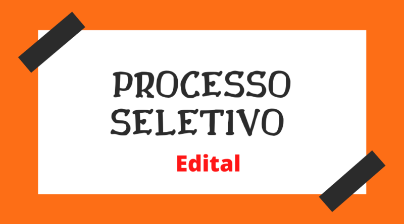 EDITAL Nº 01/2021 DE PROCESSO SELETIVO