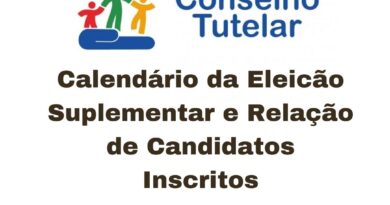 Calendário da Eleição Suplementar e Relação de Candidatos inscritos do Conselho Tutelar