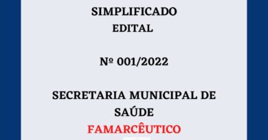 EDITAL Nº 01/2022 – PROCESSO SELETIVO SIMPLIFICADO DA SECRETARIA MUNICIPAL SAÚDE – SMS DE CERRO NEGRO