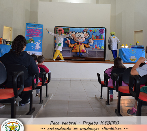 Cerro Negro recebeu peça Infantil grátis sobre Aquecimento Global na última sexta-feira(19-10)