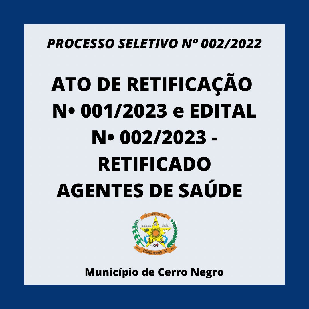 RETIFICAÇÃO 01 DO EDITAL DE CONVOCAÇÃO 003/2023 – Pró-Reitoria de