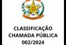 Classificação Chamada Pública 002/2024