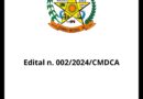 Edital n. 002/2024/CMDCA